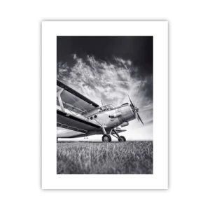 Plakat - Den bevingede vandringsmand - 30x40 cm