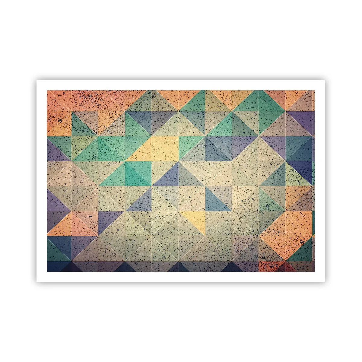 Plakat - Republikken trekanter - 100x70 cm