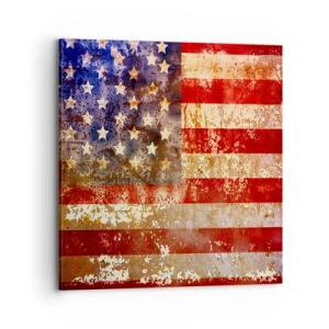 Lærredstryk - Billede på lærred - Herlighed går ikke bort - 70x70 cm