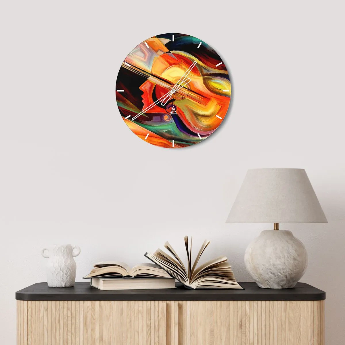 Vægur, Uret - Og alt er i orden - 30x30 cm