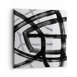 Lærredstryk - Billede på lærred - Opbygning af dybde - 30x30 cm