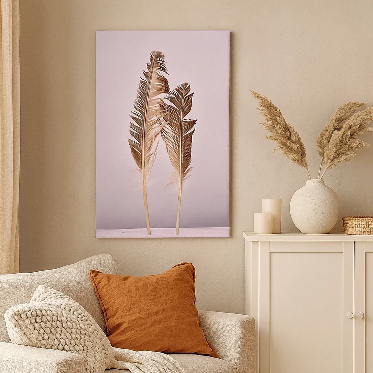 Lærredstryk - Billede på lærred - Mod intetheden - 50x70 cm