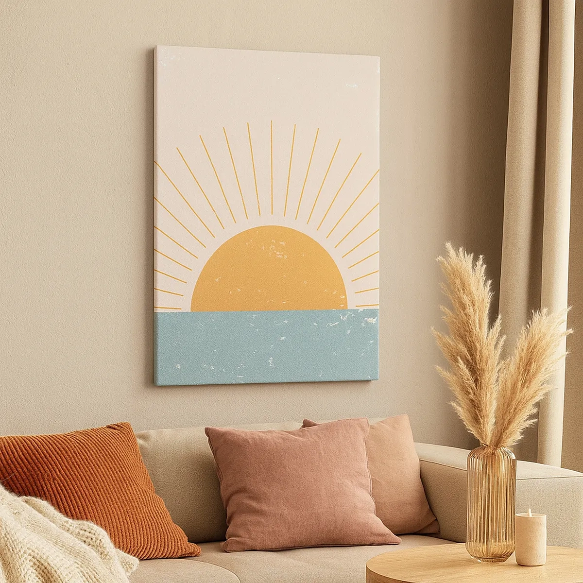 Lærredstryk - Billede på lærred - Et dagligt mirakel - 50x70 cm