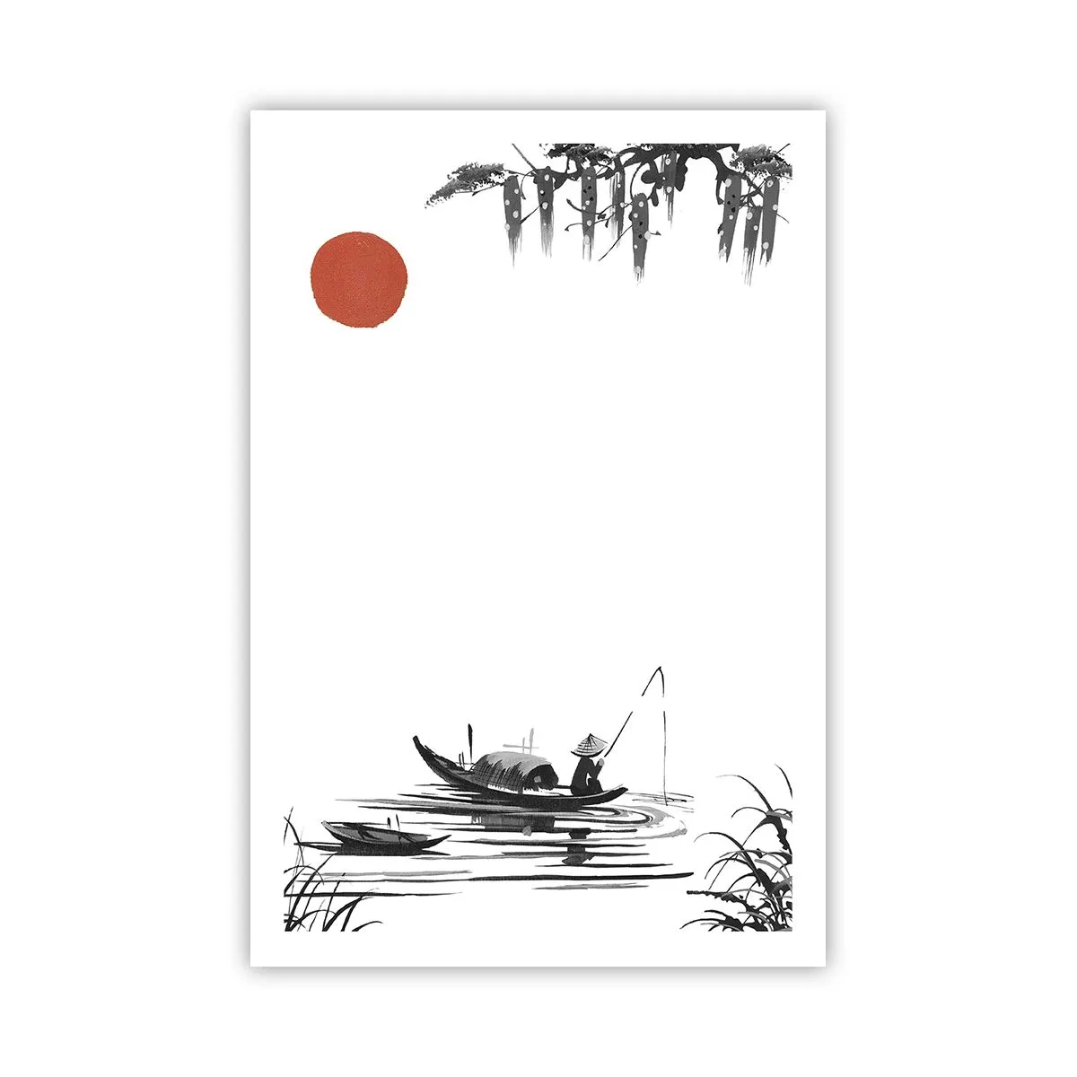 Plakat - En asiatisk eftermiddag - 61x91 cm