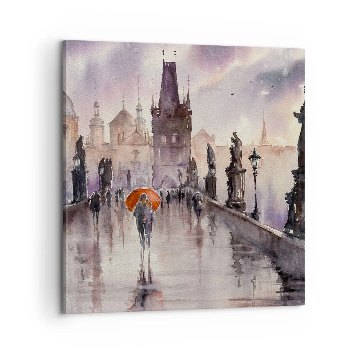 Lærredstryk - Billede på lærred - Folk forandrer sig ikke - 60x60 cm