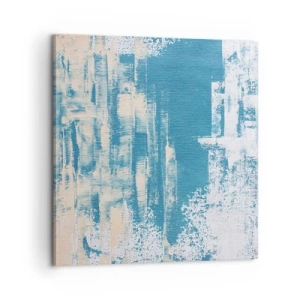 Lærredstryk - Billede på lærred - Gennem istappen - 60x60 cm