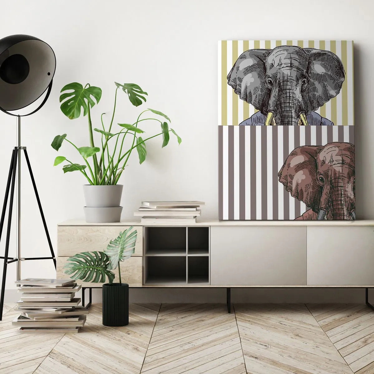 Lærredstryk - Billede på lærred - Elegant af natur - 50x70 cm