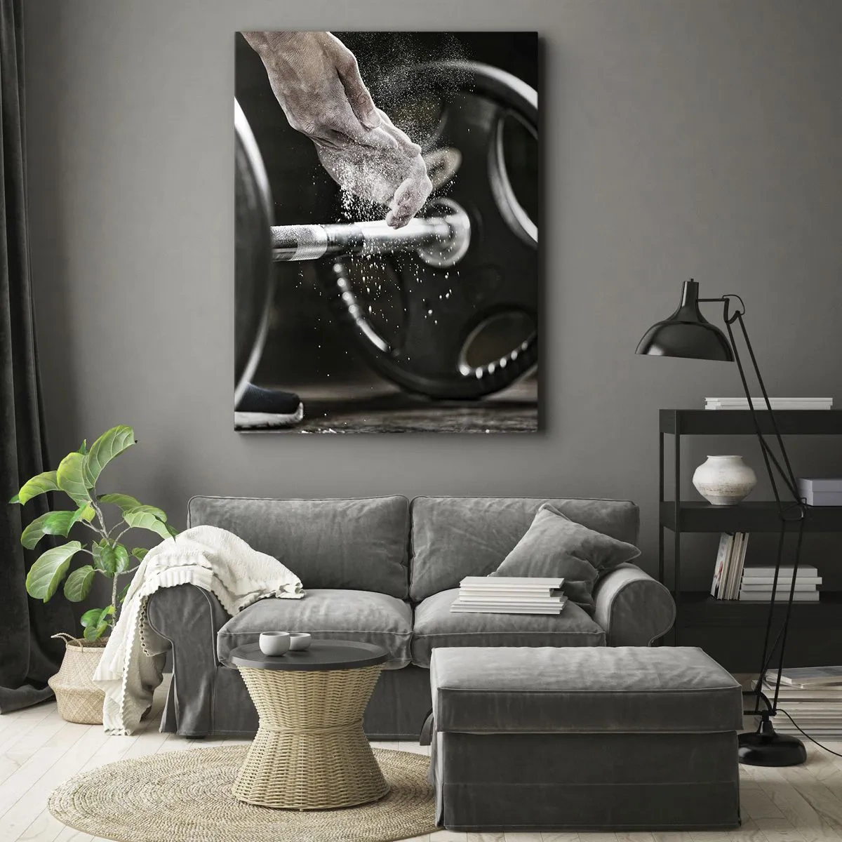 Lærredstryk - Billede på lærred - Udfordringen er taget imod! - 50x70 cm