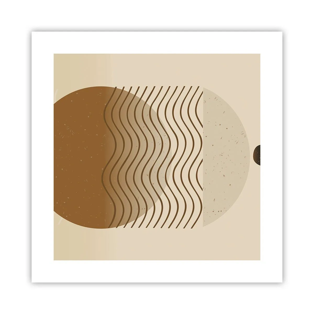 Plakat - Om geometriske figurers oprindelse - 40x40 cm