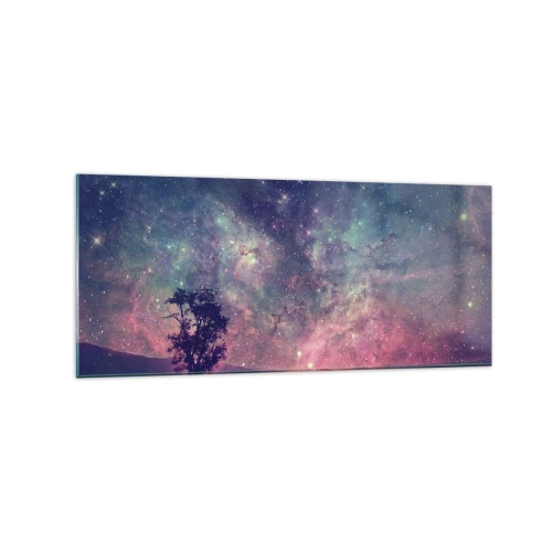 Billede på glas - Under en magisk himmel - 120x50 cm