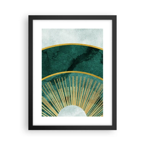 Plakat i sort ramme - Et anderledes solsystem - 30x40 cm
