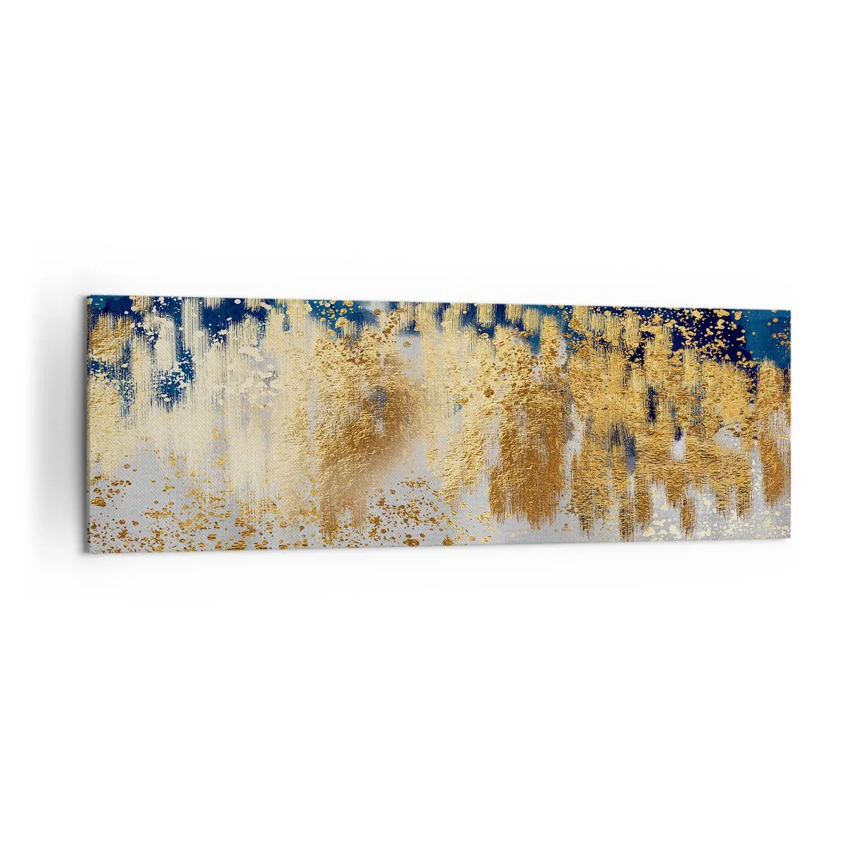 Lærredstryk - Billede på lærred - Moderne komposition med gnist - 160x50 cm