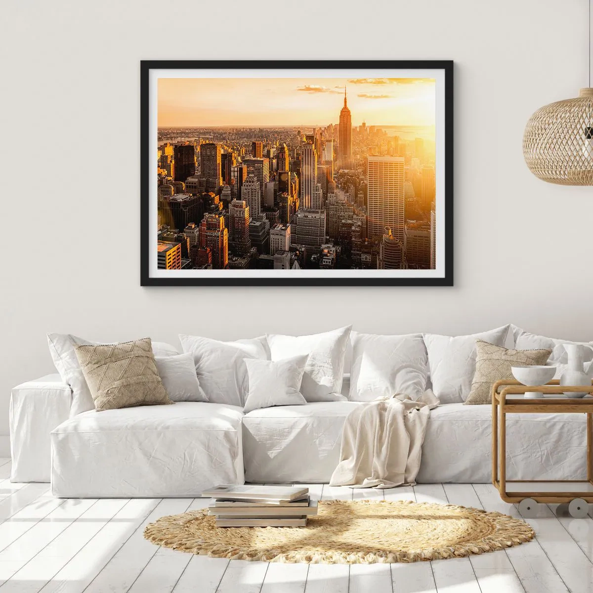 Plakat i sort ramme - At vokse i solen - 70x50 cm