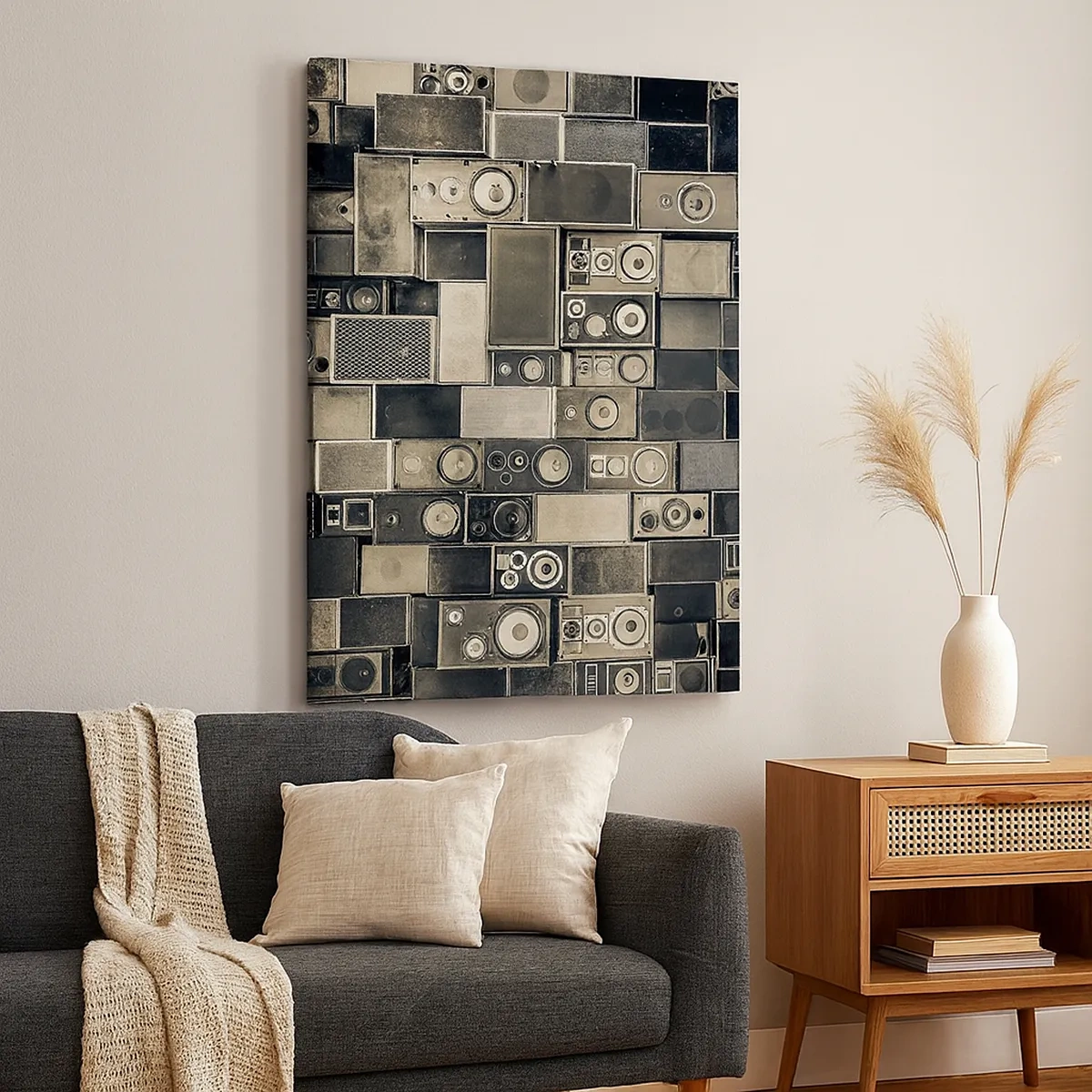 Lærredstryk - Billede på lærred - Og alt er i orden - 50x70 cm