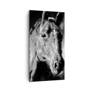 Lærredstryk - Billede på lærred - Skinnende en ædel sjæl - 55x100 cm