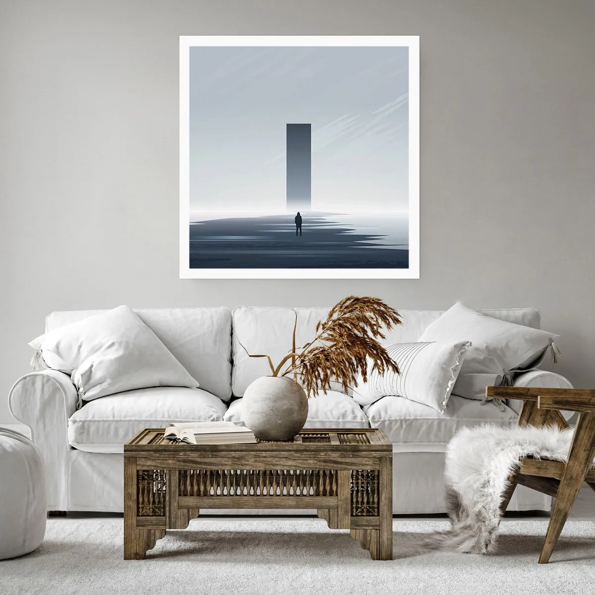 Plakat - Mulighed eller trussel? - 30x30 cm