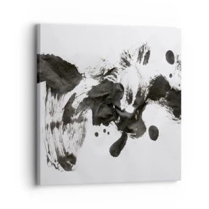 Lærredstryk - Billede på lærred - En metode i galskaben? - 30x30 cm