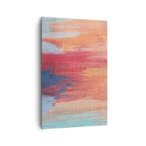 Lærredstryk - Billede på lærred - Lad en regnbue flyde - 80x120 cm