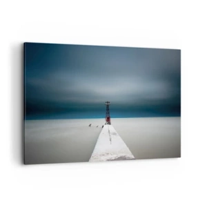 Lærredstryk - Billede på lærred - At møde det uendelige - 100x70 cm