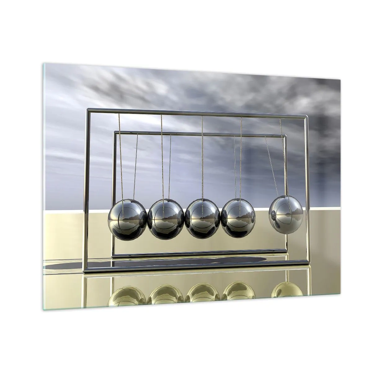 Billede på glas - Verdens energi - 100x70 cm