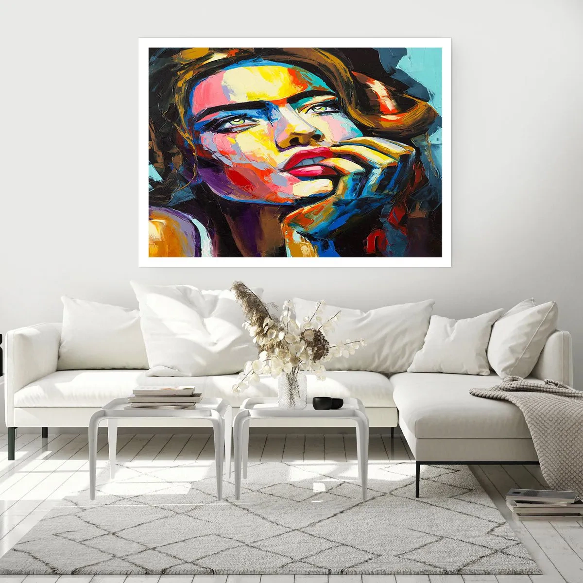 Plakat - Drømme som fugle svæver gennem himlen - 91x61 cm