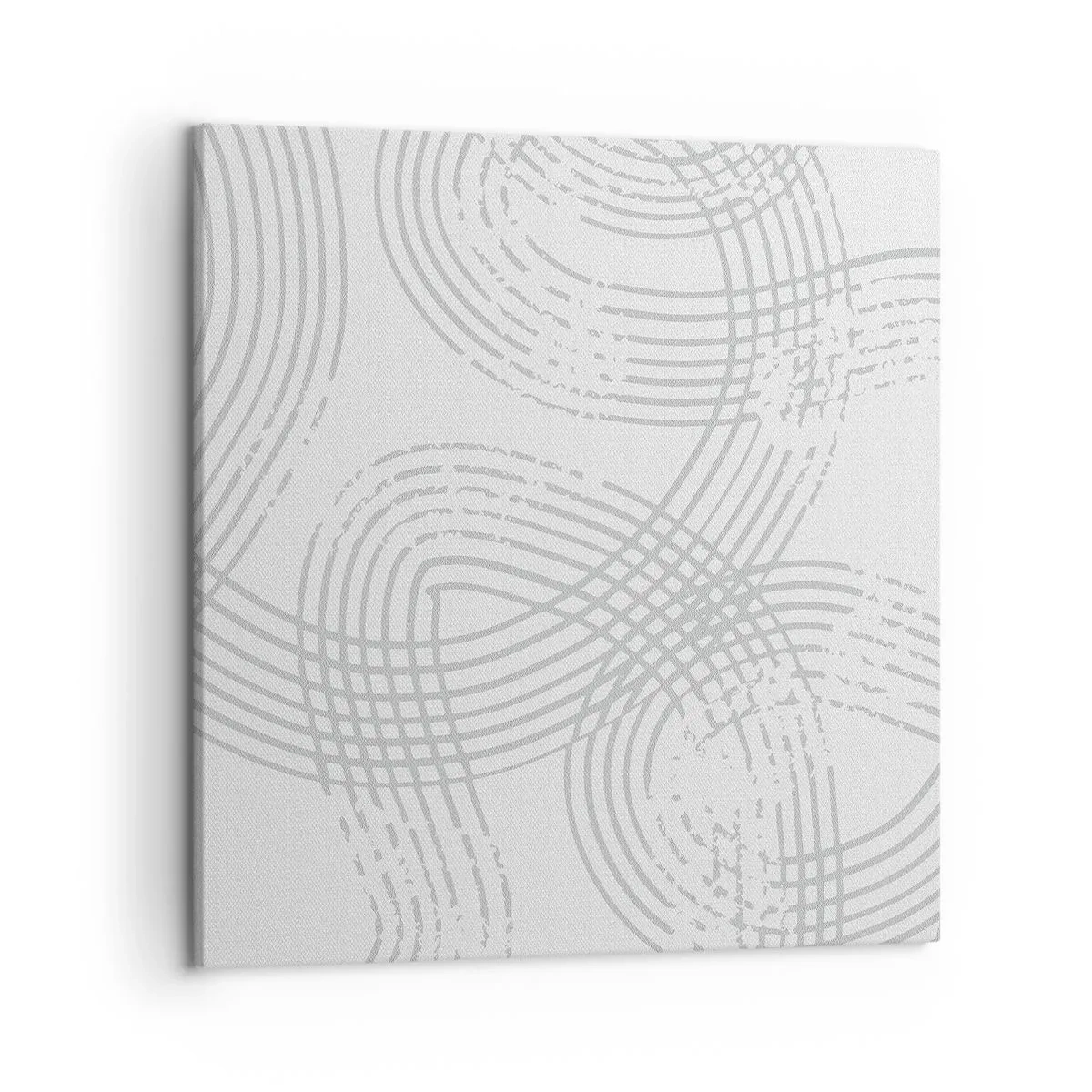 Lærredstryk - Billede på lærred - Der er ingen lige vej - 50x50 cm