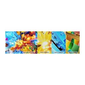 Prøve Fototapet Premium Sand - In medias res - Abstraktion, Stykke, 3D - 100x30 cm