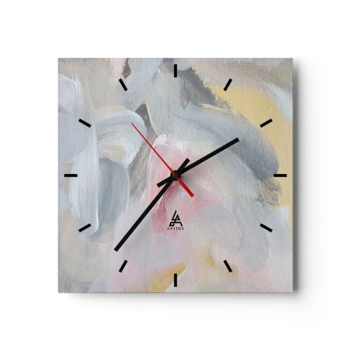 Vægur, Uret - I en pastelfarvet verden - 30x30 cm