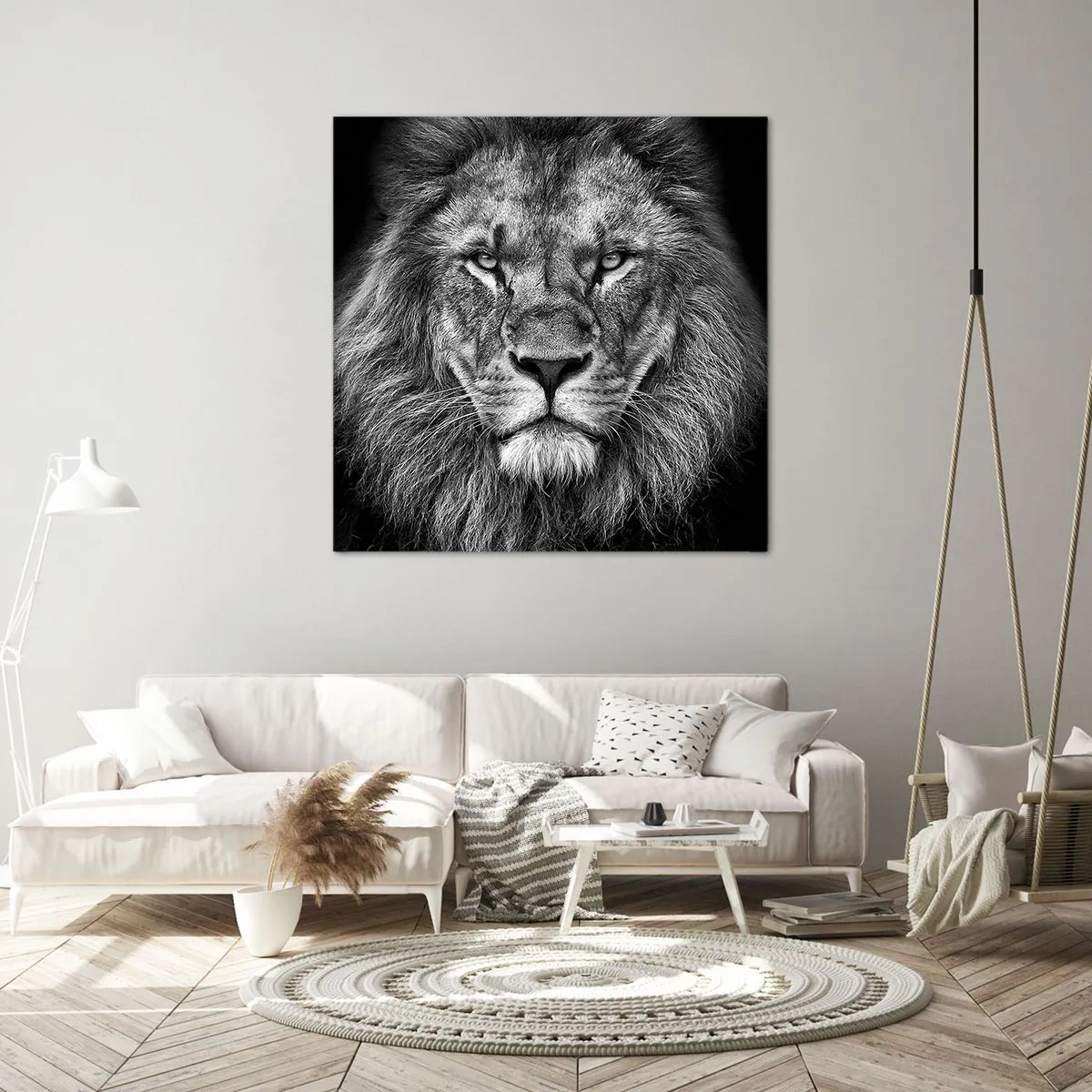 Lærredstryk - Billede på lærred - I kroningsklædning - 40x40 cm