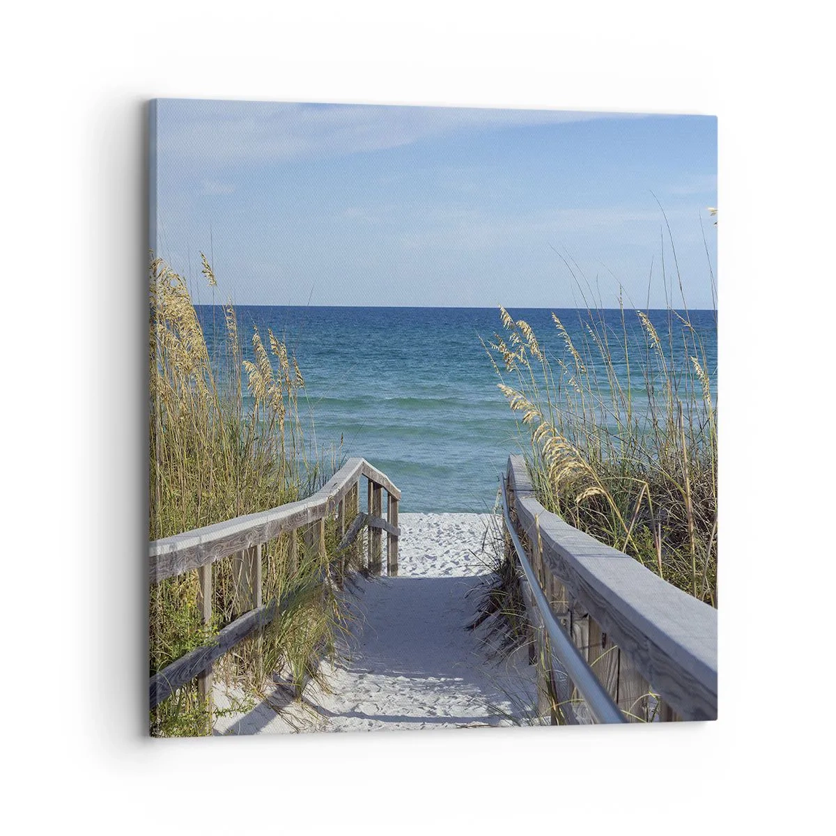 Lærredstryk - Billede på lærred - I solen, i vinden - 70x70 cm