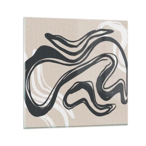 Billede på glas - Multipliceret udtryk - 70x70 cm