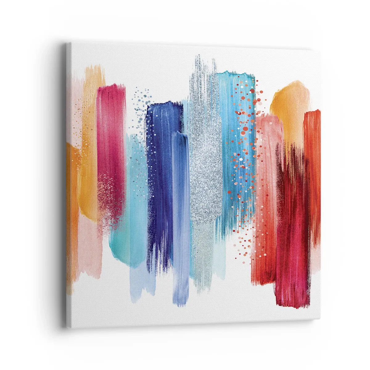 Lærredstryk - Billede på lærred - Op og ned - 40x40 cm