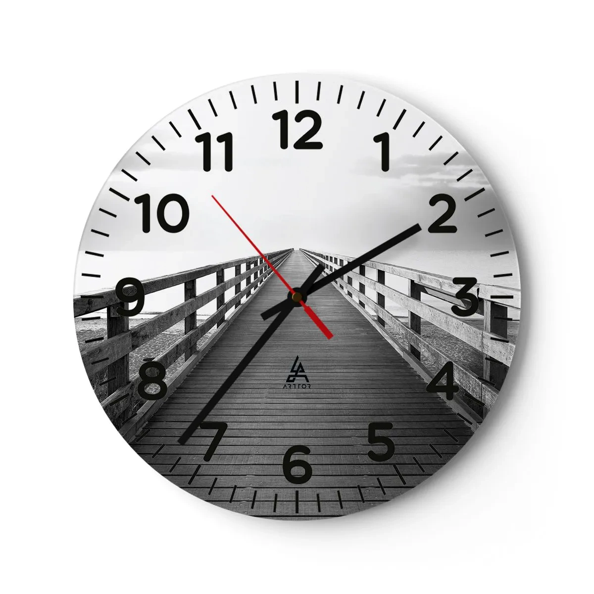 Vægur, Uret - Ind i det fjerne… - 40x40 cm