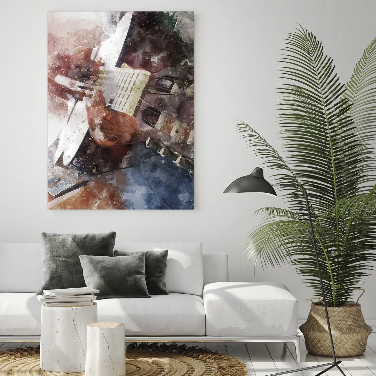 Billede på glas - Og hvad synes du? - 50x70 cm