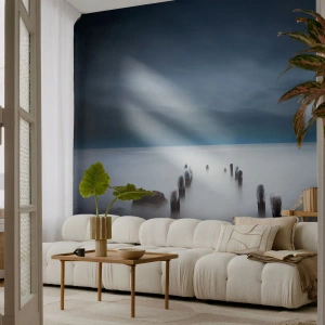 Fototapet på mål Premium Canvas - En betænksom sø - Landskab, Hav, Sø