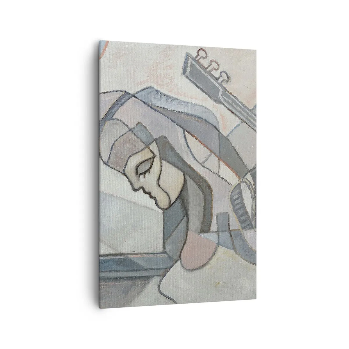 Lærredstryk - Billede på lærred - I musikkens kraft - 80x120 cm