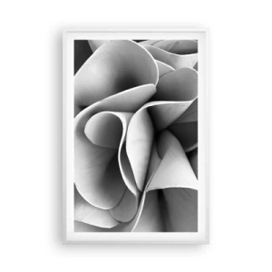 Plakat i hvid ramme - Hvad der sker i rummet - 61x91 cm