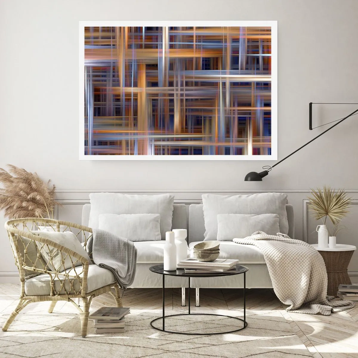 Plakat - Vævet af lys - 50x40 cm