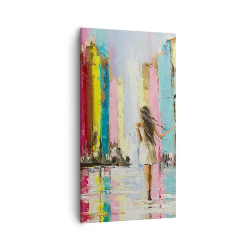 Lærredstryk - Billede på lærred - Følg mig - 55x100 cm