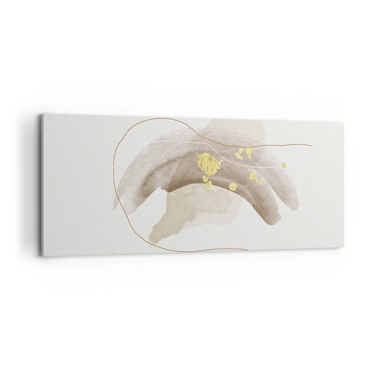 Lærredstryk - Billede på lærred - Mødt i rummet - 100x40 cm