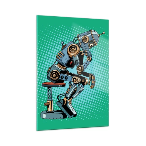 Billede på glas - Over essensen af ​​at være - 50x70 cm