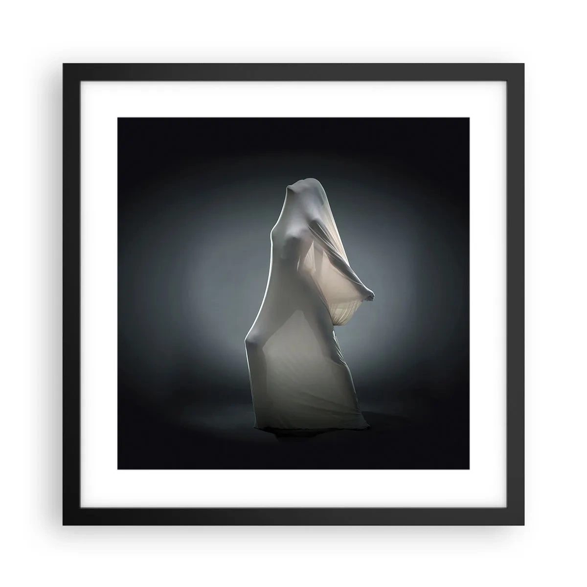 Plakat i sort ramme - Skjulte begær - 40x40 cm