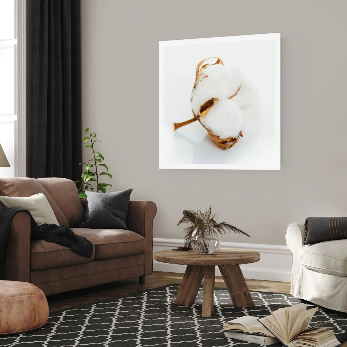 Plakat - Blød af natur - 60x60 cm