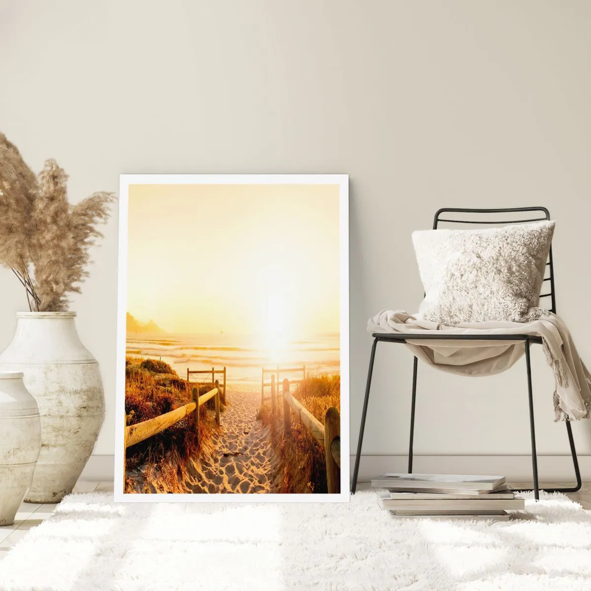 Plakat - Over klitten, mod solen - 61x91 cm