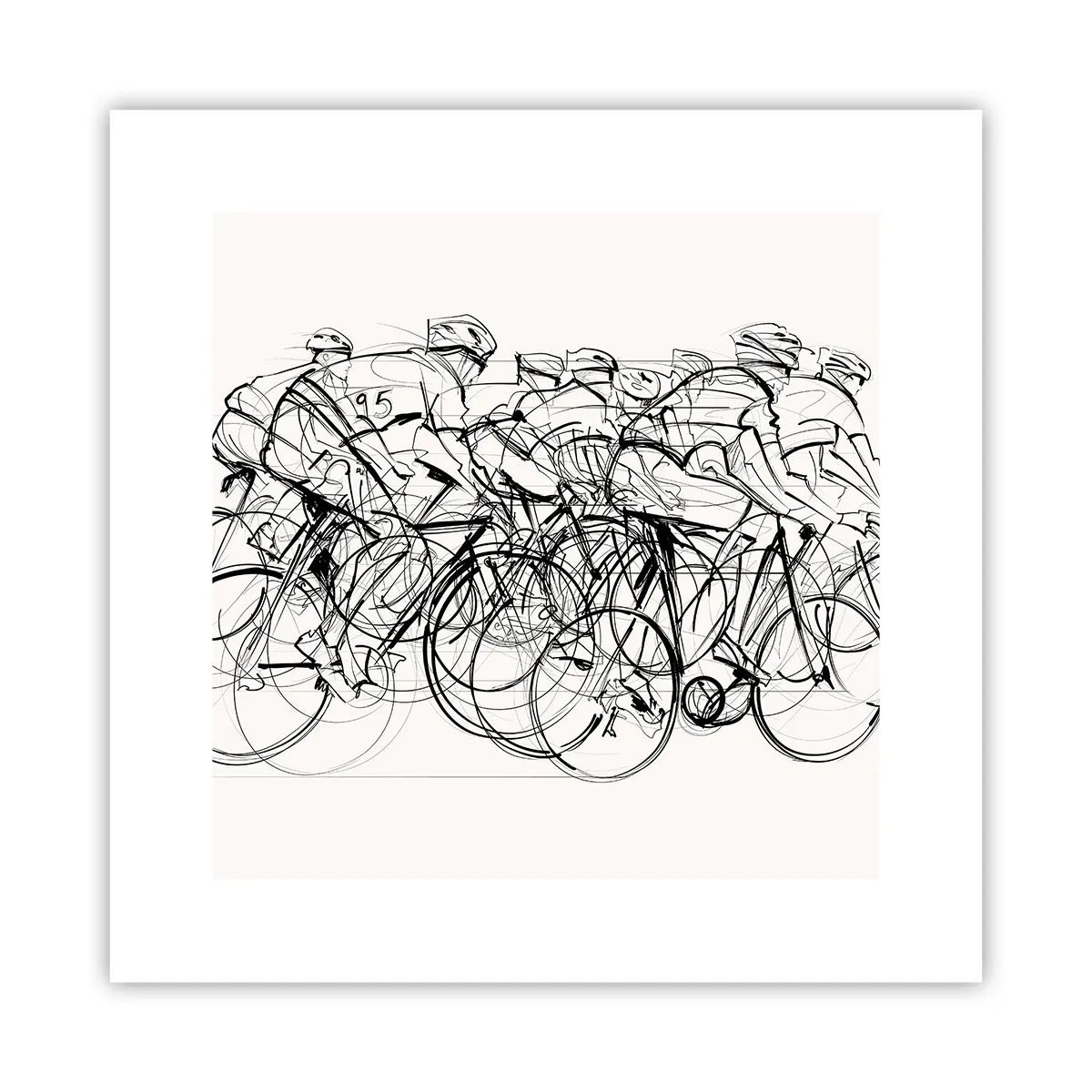 Plakat - Sammen i et team - 30x30 cm