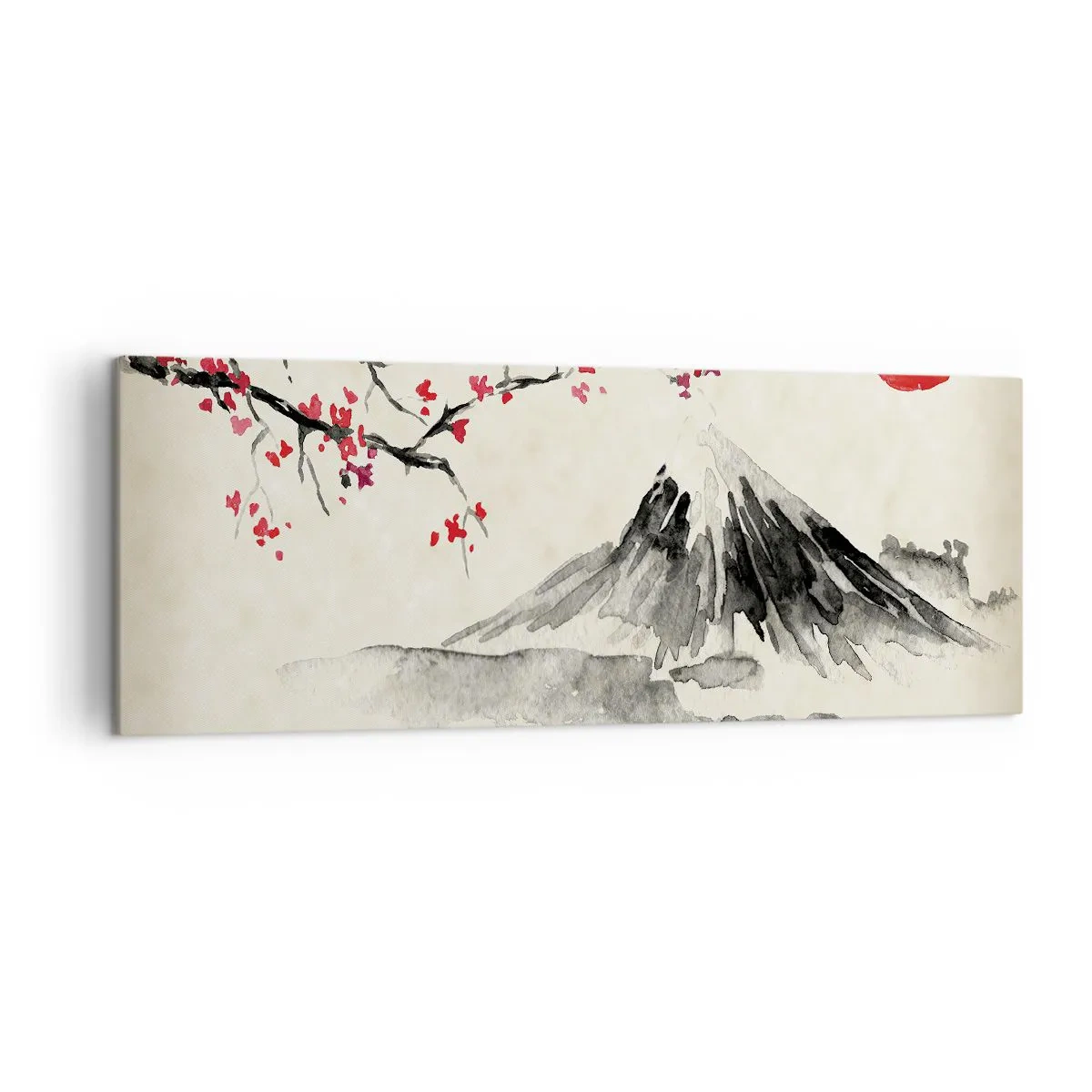 Lærredstryk - Billede på lærred - Bliv forelsket i Japan - 140x50 cm