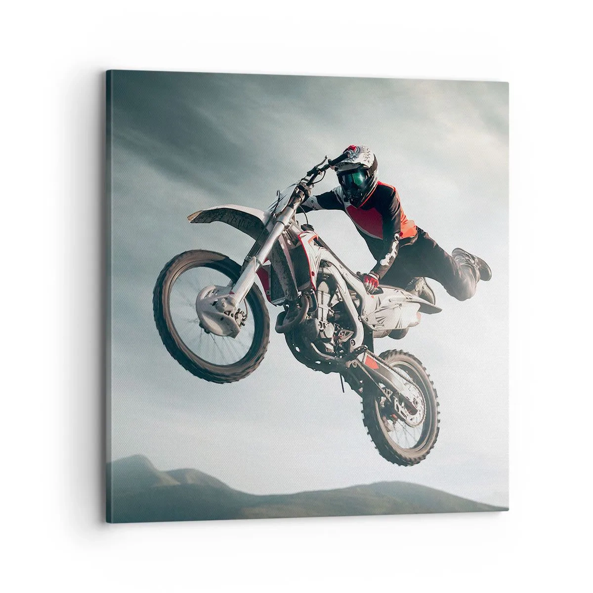 Lærredstryk - Billede på lærred - Ingen sjov uden risiko - 70x70 cm