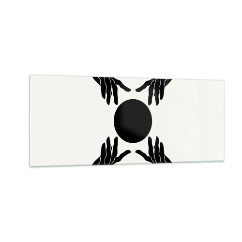 Billede på glas - Et hemmeligt tegn - 100x40 cm