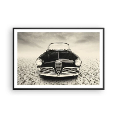 Plakat i sort ramme - Og hvordan kan man ikke elske mig? - 91x61 cm