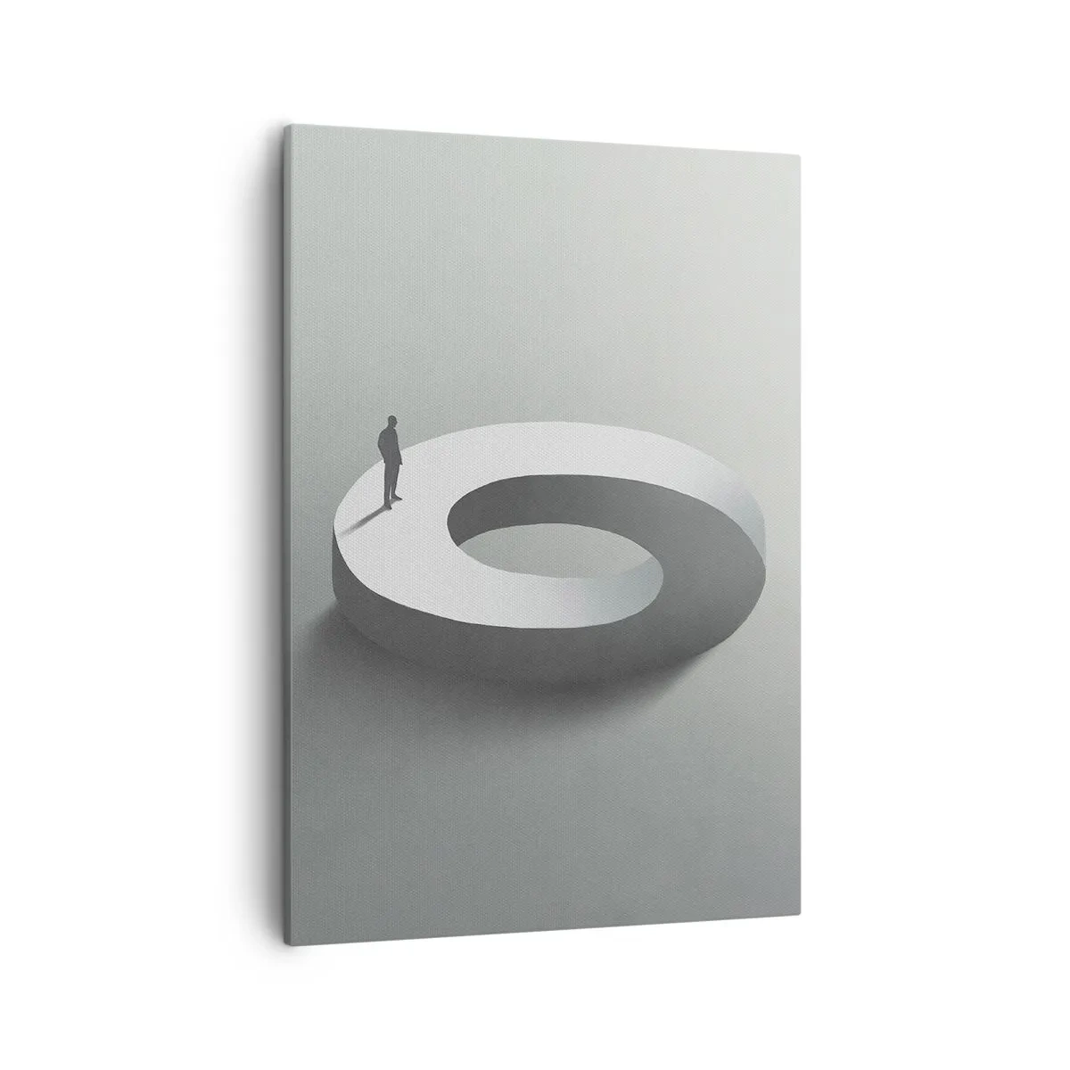 Lærredstryk - Billede på lærred - Og vær klog - 50x70 cm
